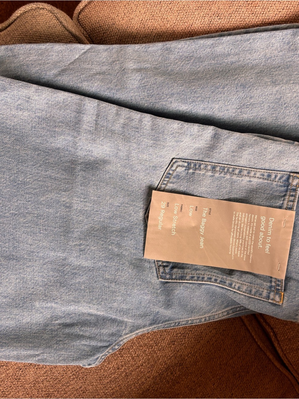 Everlane The Baggy Jean 29 Regular